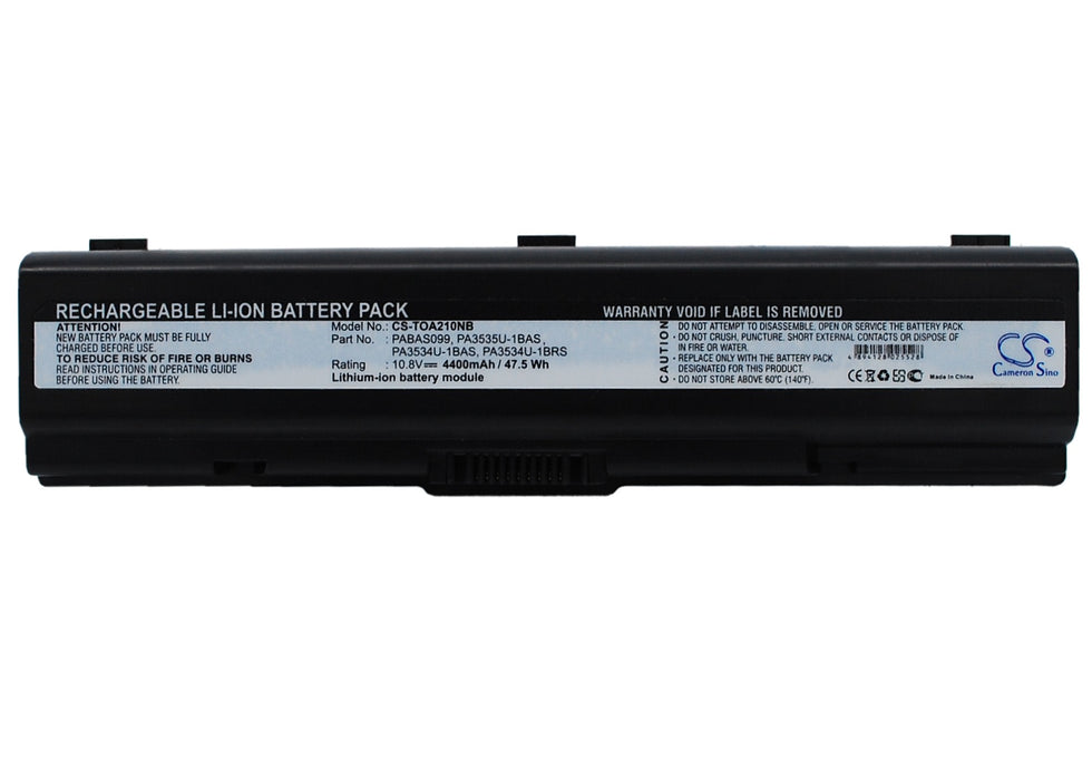 Toshiba Dynabook AX 52 Dynabook AX 52E Dynabook AX 52F Dynabook AX 52G Dynabook AX 52G2 Dynabook AX 52 4400mAh Laptop and Notebook Replacement Battery-5