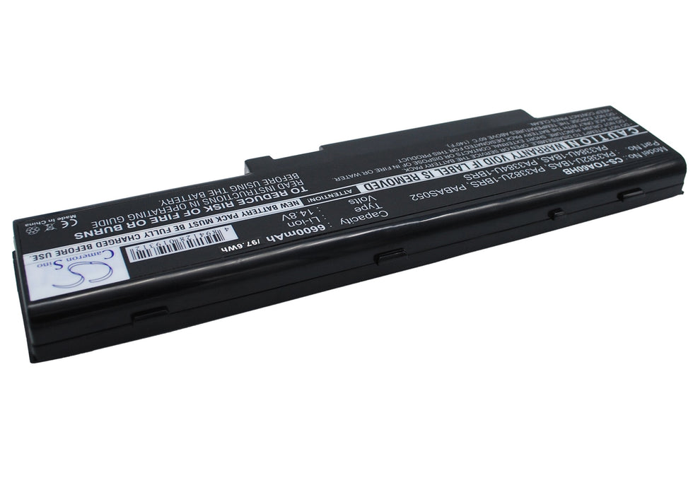 Toshiba Dynabook AW2 Dynabook AX 2 Dynabook AX 3 Satellite A60 Series Satellite A60-102 Satellite A60- 6600mAh Laptop and Notebook Replacement Battery-2