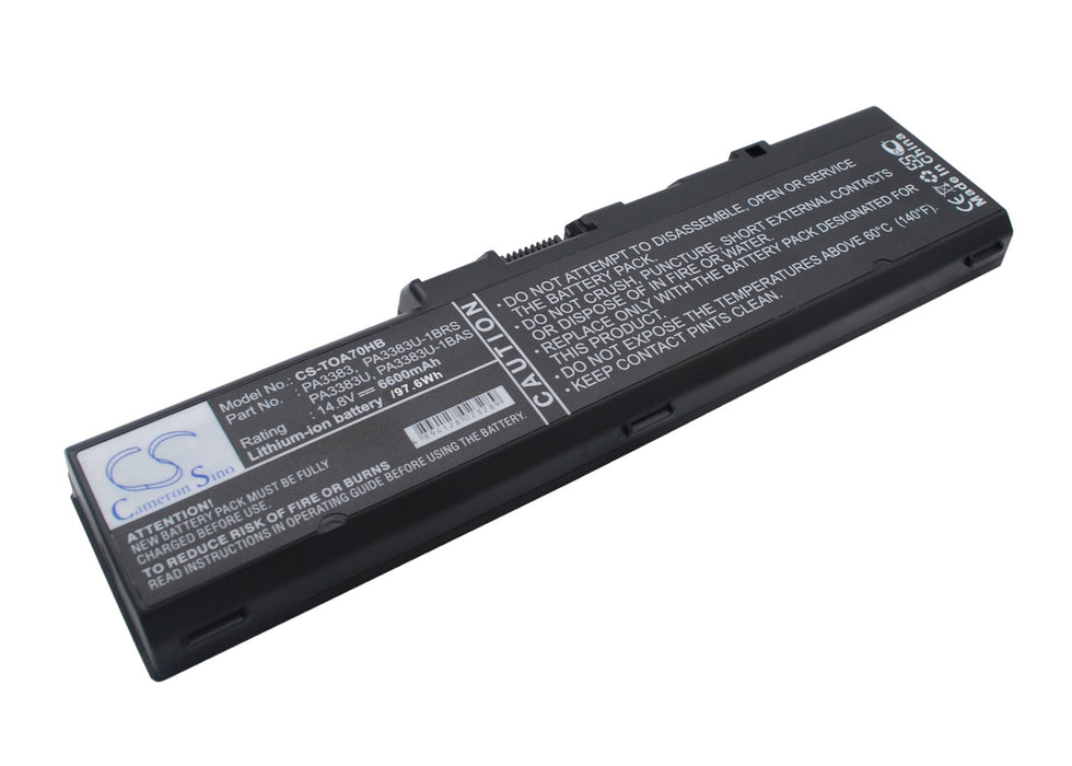Toshiba Satellite A70 Satellite A70-S2362 Satellite A70-S249 Satellite A70-S2491 Satellite A70-S2492ST 6600mAh Laptop and Notebook Replacement Battery-2