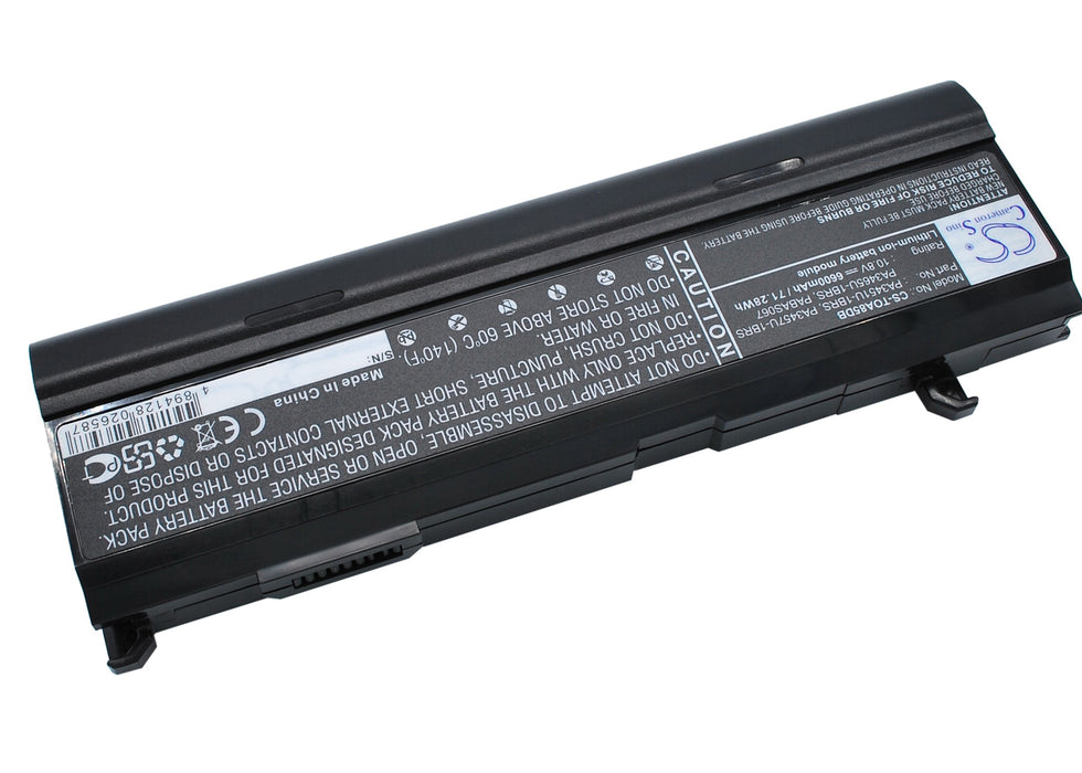 Toshiba Dynabook AX 55A dynabook TW 750LS Equium A110-233 Equium A110-252 Equium A110-276 Equium M50-1 6600mAh Laptop and Notebook Replacement Battery-3