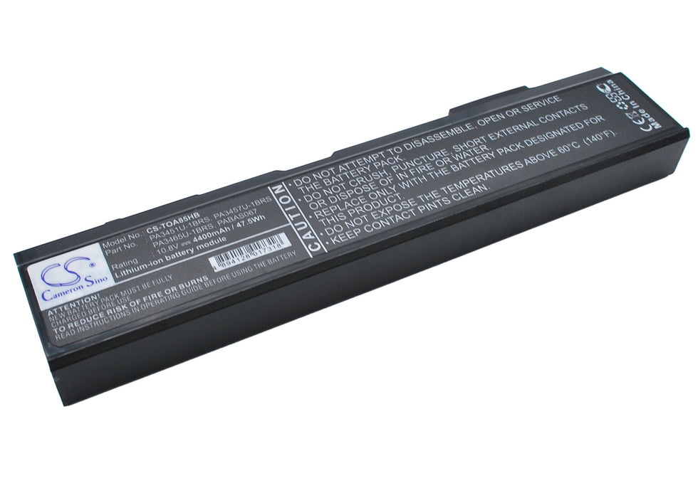 Toshiba Dynabook AX 55A dynabook TW 750LS Equium A110-233 Equium A110-252 Equium A110-276 Equium M50-1 4400mAh Laptop and Notebook Replacement Battery-4
