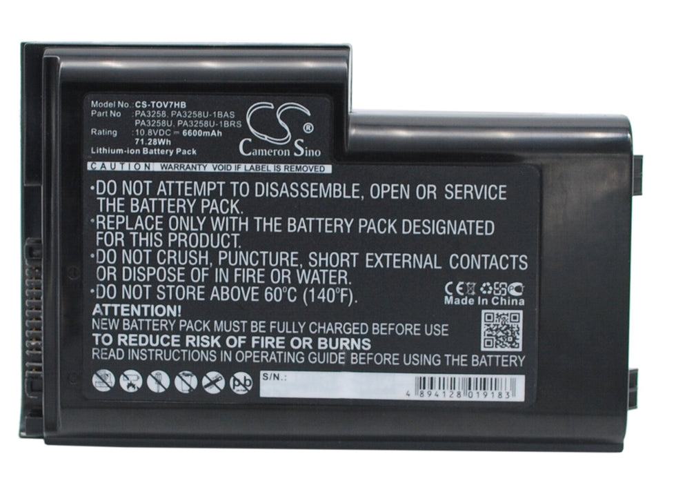 Toshiba Dynabook V7 Satellite Pro 6300 Satellite P Replacement Battery-main