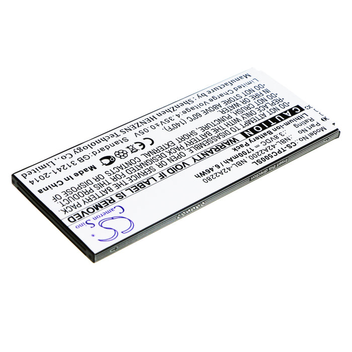 Neffos C5 C5 LTE Dual SIM TP701A Mobile Phone Replacement Battery-2