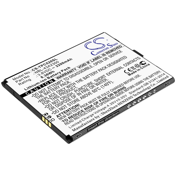 Neffos C5A C5A Dual SIM TP703A Replacement Battery-main