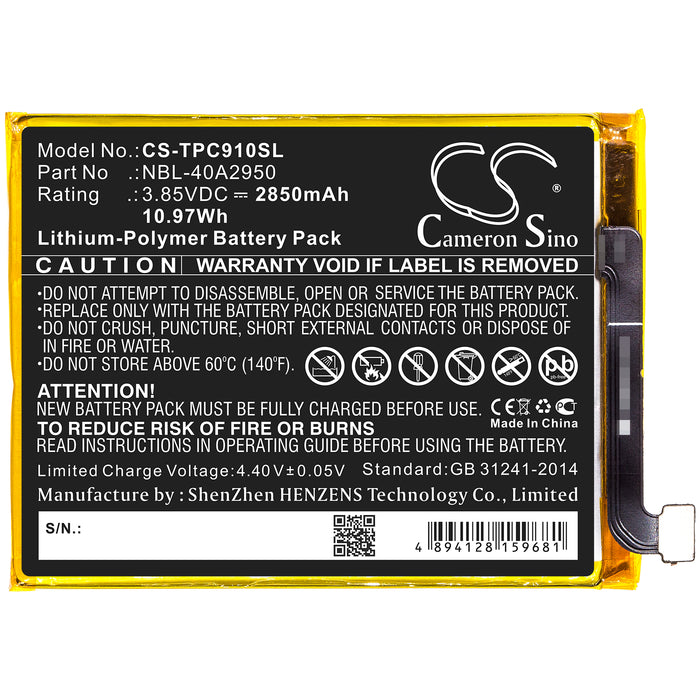 Tp-Link Neffos C9 Max TP7062 Mobile Phone Replacement Battery-3