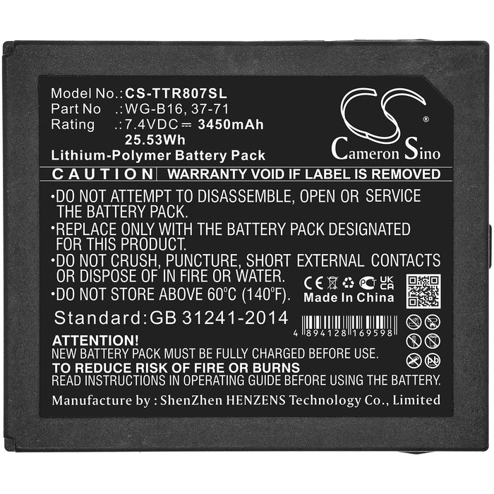 Triplett CamView IP Pro CamView IP Pro 5” Camera T Replacement Battery-5