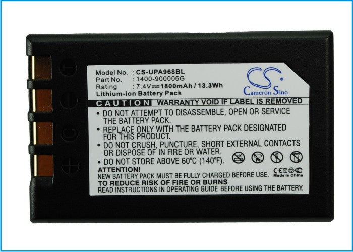 Unitech PA968II Replacement Battery-5