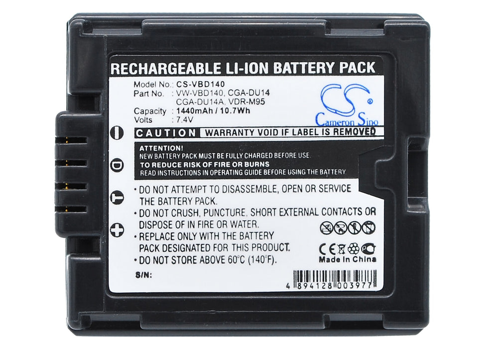 Battery For Hitachi DZ-MV780 DZ-MV750 DZ-MV730E  CGR Du06e 1b For Hitachi Dz Mv730a Dz Mv580a Dz M8000v6 01 000561
