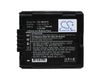 Panasonic GS98GK H288GK H48 H68GK HDC-HS100 750mAh Replacement Battery-main