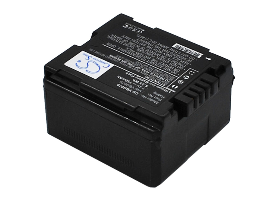Panasonic GS98GK H288GK H48 H68GK HDC-HS100 HDC-HS9 HDC-SD1 HDC-SD100 HDC-SD5 HDC-SD600 HDC-SD700 HDC-SD9 HDC-SX5 NV 750mAh Camera Replacement Battery-3