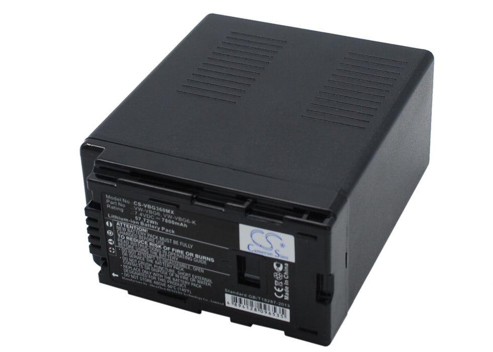 Panasonic AG-AC130 AG-AC130A AG-AC130AEJ AG-AC130AP AG-AC160 AG-AC160A AG-AC160AEJ AG-AC160AP AG-HMC150 AG-HMC153MC 7800mAh Camera Replacement Battery-2