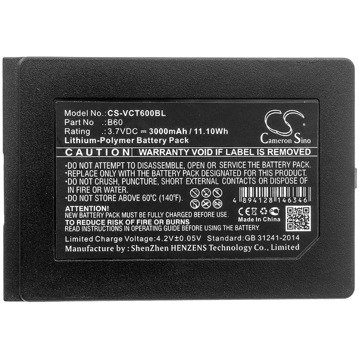 Vectron Mobilepro 3 Mobilepro III Payment Terminal Replacement Battery-3