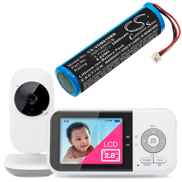 VTech K600 Tommy 3 Baby Monitor Replacement Battery-6