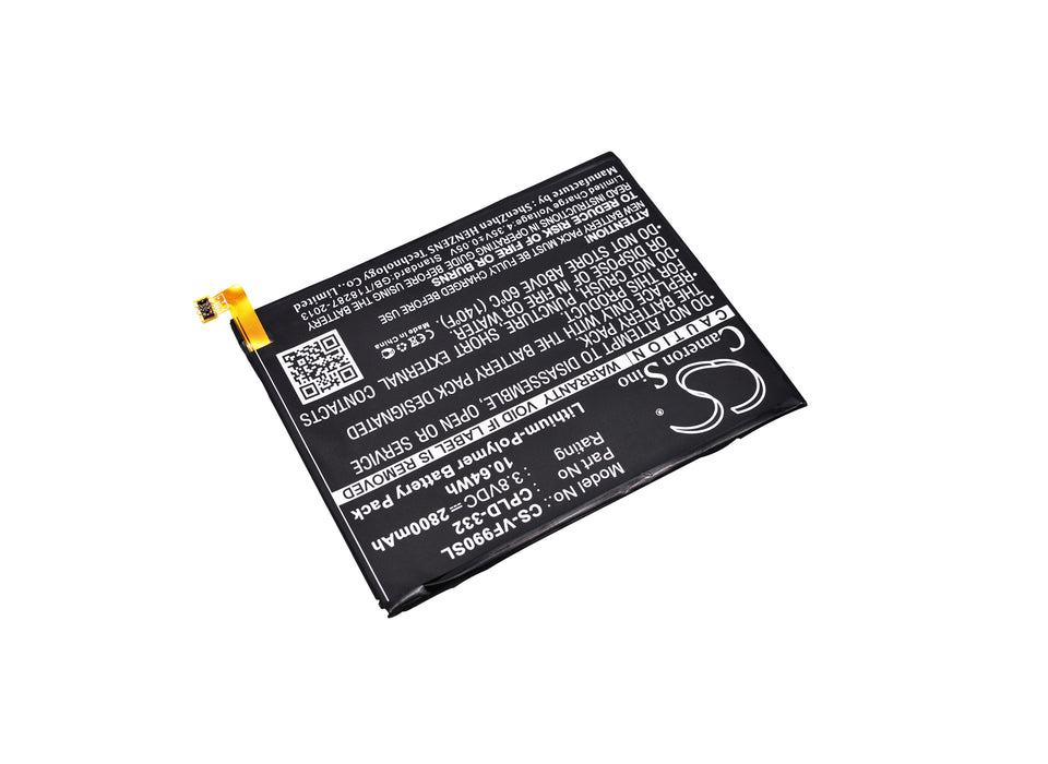 Vodafone 990N 990N-PT Smart 4 Max VF-990N Mobile Phone Replacement Battery-2