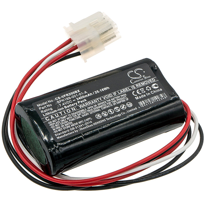 Verifone PCA169-001-01 PCA169-404-01-A Rub 3400mAh Replacement Battery-main