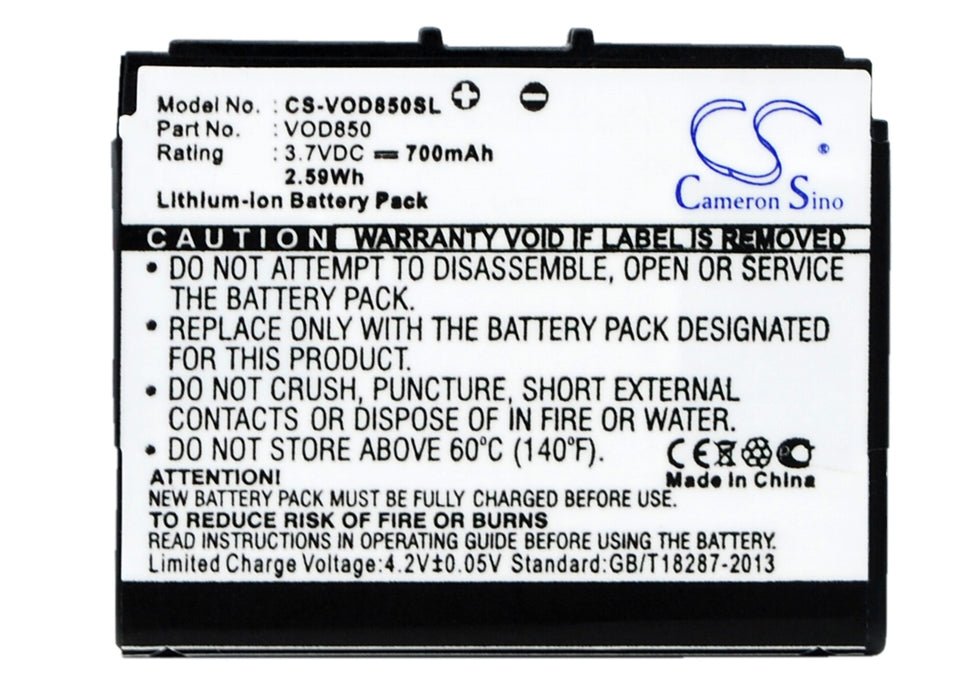 Vodafone 850 VF850 Replacement Battery-main