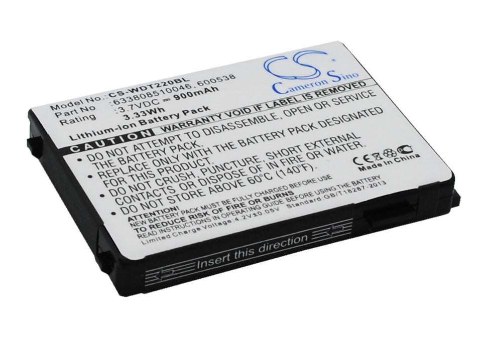Wasp RS-232 WDT2200 Replacement Battery-2