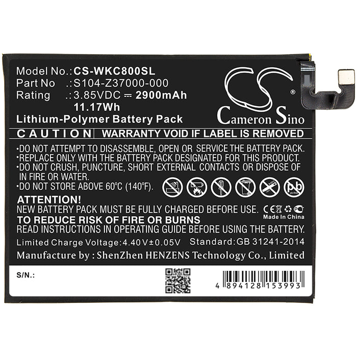 Wiko C800AE View 2 View 2 Pro W-C800 W-C860 Mobile Phone Replacement Battery-3