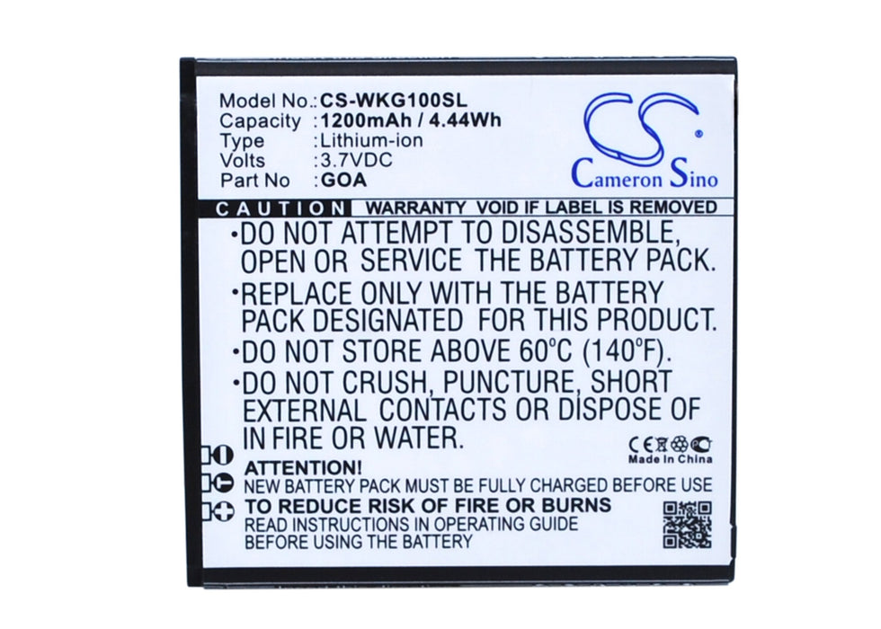 Wiko 9662 GOA Sunny Tramonto Mobile Phone Replacement Battery-5