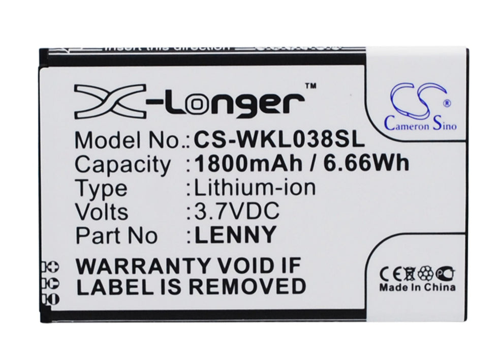 Wiko B0386126 LENNY Replacement Battery-main