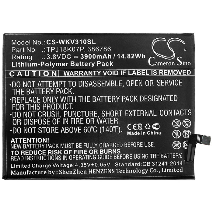 Wiko View3 Pro Mobile Phone Replacement Battery-3