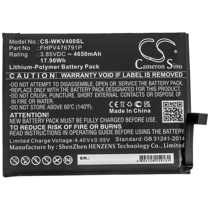 Wiko View 4 Mobile Phone Replacement Battery-3