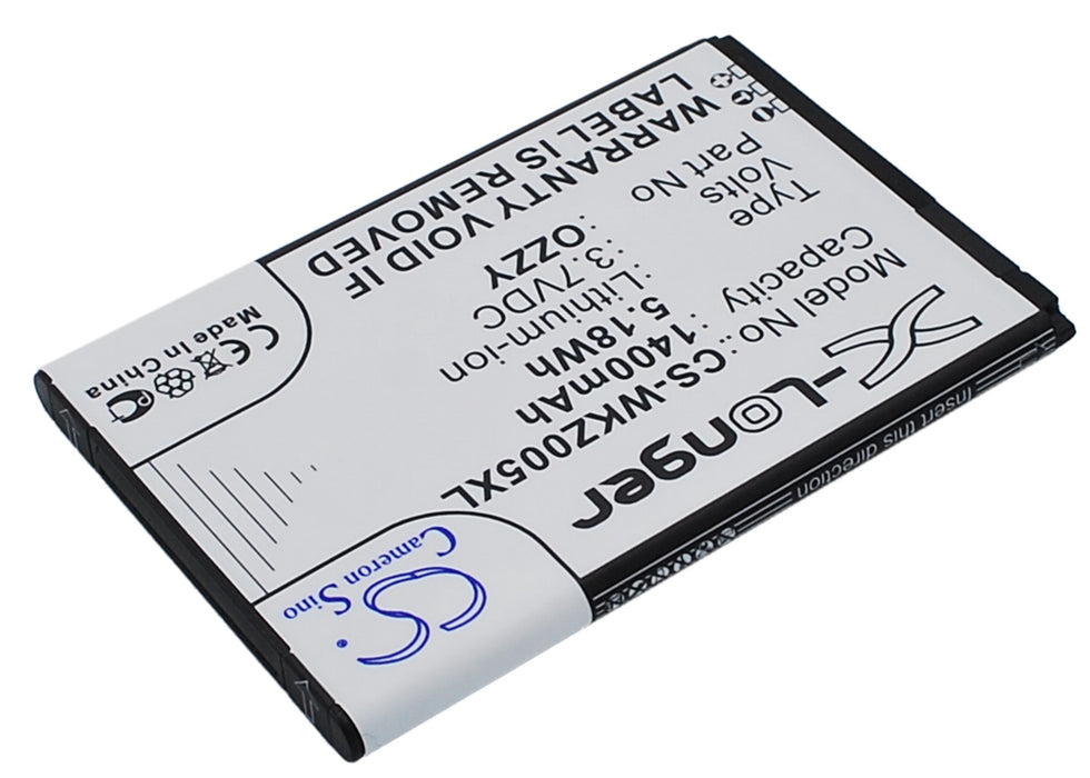 Wiko Ozzy Ozzy Double Sim 1400mAh Mobile Phone Replacement Battery-2