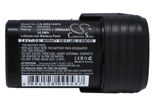 Worx WU288 WX125 WX125.1 WX125.3 WX125.3 D-Lite WX Replacement Battery-main
