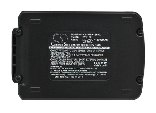 Worx WA3503 WA3528 WA3551.1 WG151.5 WG251.5 WG540  Replacement Battery-main