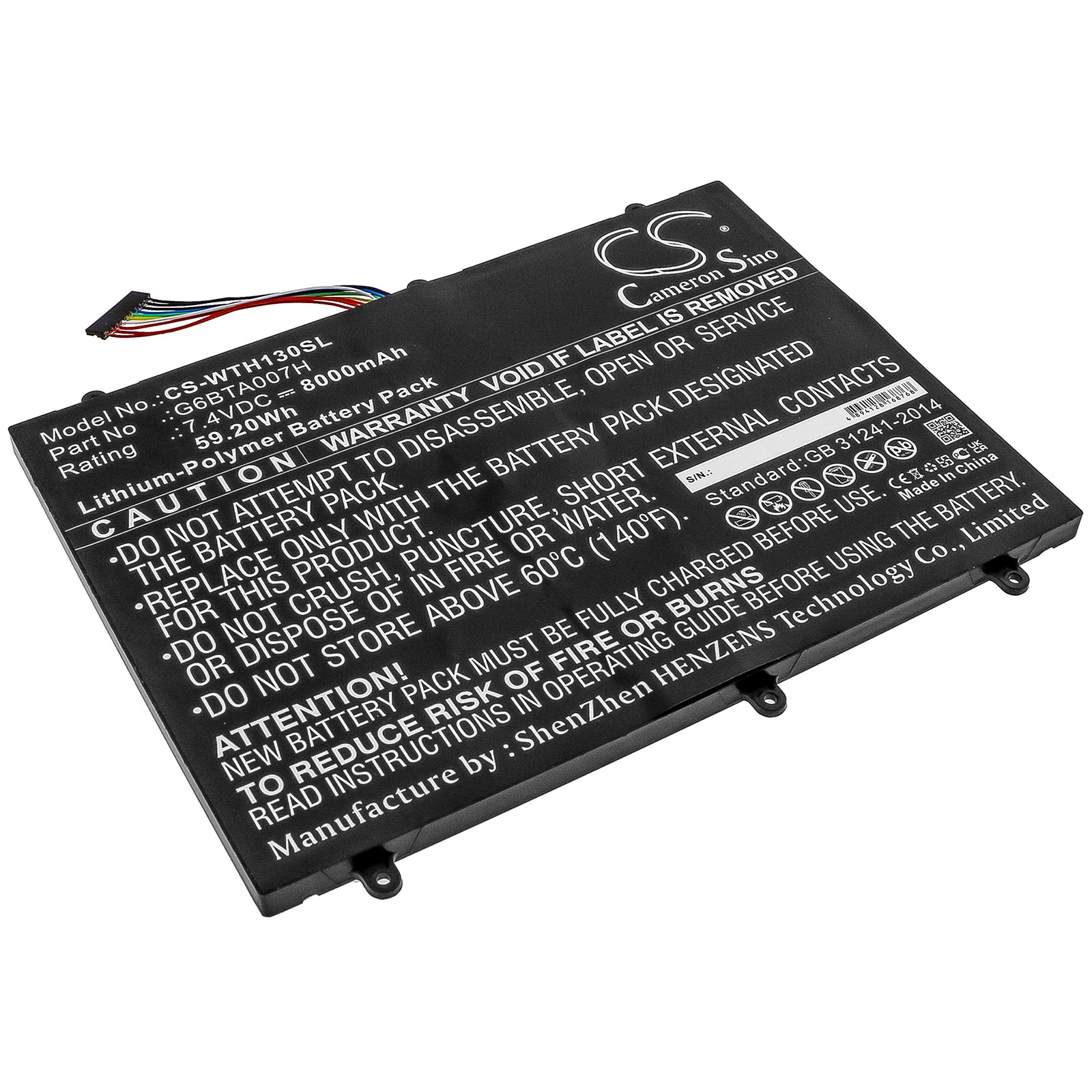 Wacom Cintiq Companion 2 DTH-W1300 Replacement Battery:   Tablet