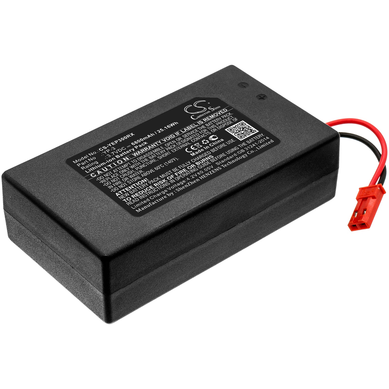 Yuneec GFH10500 Battery Replacement For H3 H520E