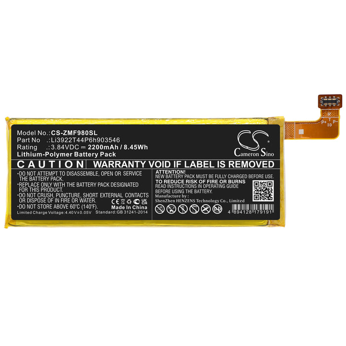 ZTE MF980 Tempo N9131 UFI MF980 Hotspot Replacement Battery