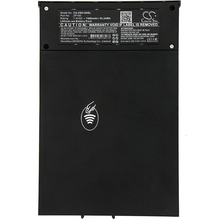 Ziosk TTM-00536 TTM-50003 XOX-ZP100 ZP100 Replacement Battery-3