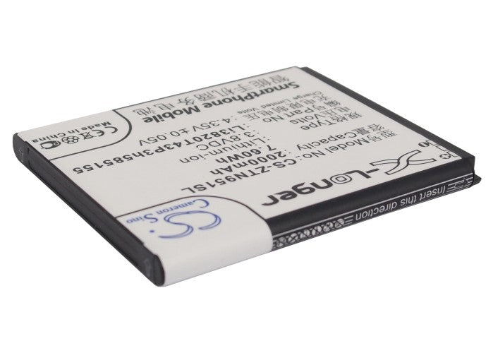 At&T Z998 Mobile Phone Replacement Battery-2