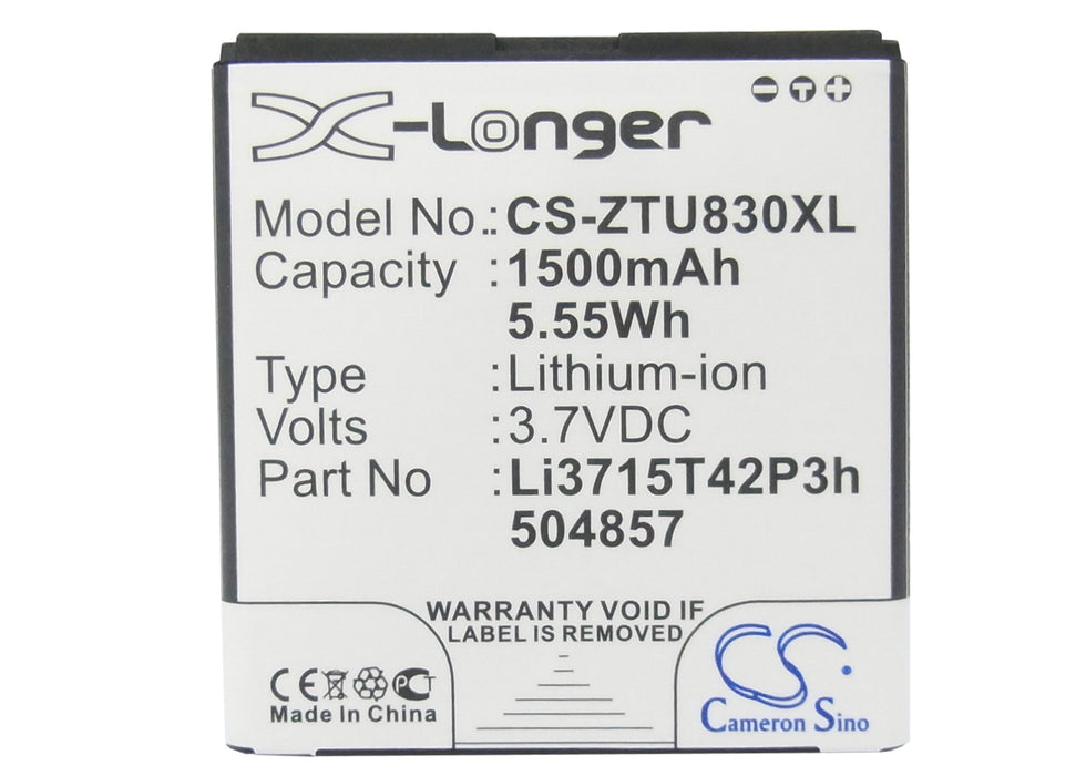 T-Mobile Concord V768 V768C 1500mAh Mobile Phone Replacement Battery-5