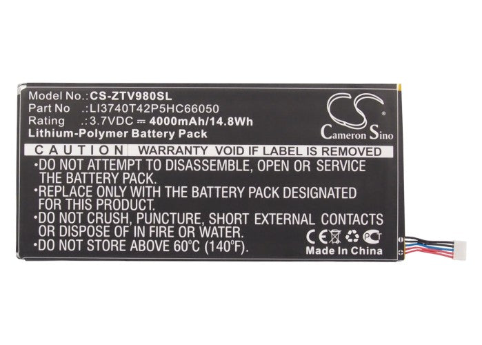 ZTE P98T T98 V9s Tablet Replacement Battery-5