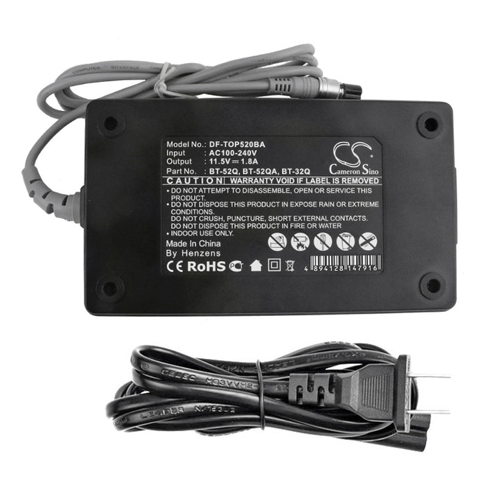 Topcon CS-100 CTS-3000 GPT-1000 GPT-1003 GPT-1004 GPT-102R GPT-2000 GPT-3000 GPT3000W GPT3 Replacement Survey Multimeter and Equipment Battery Charger