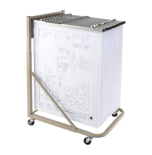 Steel Sheet File Mobile Stand for Blueprints