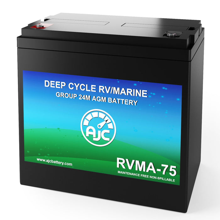 AJC Group 24M Deep Cycle Marine and Boat Battery