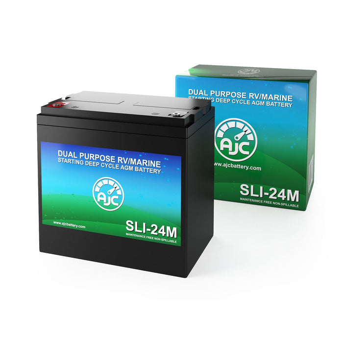 AJC Group 24M Starting RV Marine and Boat Battery