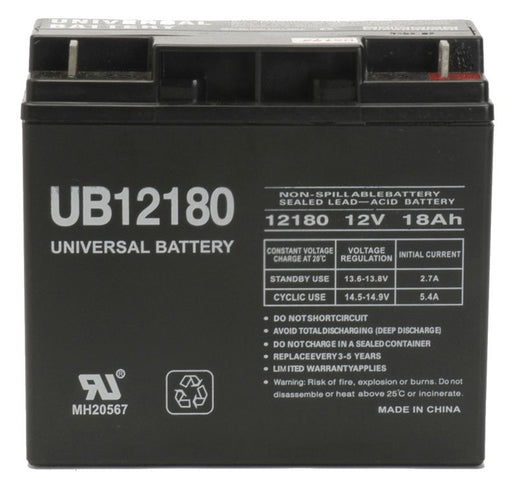 UPG 12V 18Ah Sealed Lead Acid - AGM - VRLA Battery - T4