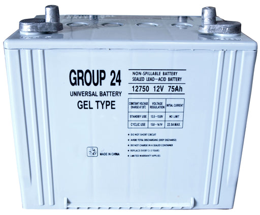 UPG GEL 12V 75Ah Sealed Lead Acid - GEL Battery - Z1